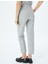 Cepli Slim Fit Yüksek Bel Cigarette Kumaş Pantolon 4