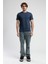 ECKO UNLTD Empıre Lacivert Bisiklet Yaka Nakışlı Standard Fit Erkek Tshirt 4