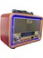 NS-6682 USB / Tf Kart / Fm Retro Taşınabilir Bluetooth Hoparlör 2