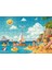 Ahşap Mdf Puzzle Yapboz Yaz Neşesi Sahil 120 Parça 25*35 cm 1