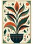Matisse - Boho - Art Deco - Soyut - Doğa ( 3 Lü Çerçevesiz ) Poster - Afiş - Tablo KR2C00015/ 2