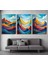 Matisse - Boho - Art Deco - Soyut - Doğa ( 3 Lü Çerçevesiz ) Poster - Afiş - Tablo KR2C00292/ 1