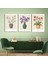 Matisse - Boho - Art Deco - Soyut - Doğa ( 3 Lü Çerçevesiz ) Poster - Afiş - Tablo KR2C00283/ 1