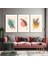Matisse - Boho - Art Deco - Soyut - Doğa ( 3 Lü Çerçevesiz ) Poster - Afiş - Tablo KR2C00135/ 1