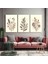 Matisse - Boho - Art Deco - Soyut - Doğa ( 3 Lü Çerçevesiz ) Poster - Afiş - Tablo KR2C00688/ 1