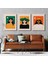 Matisse - Boho - Art Deco - Soyut - Doğa ( 3 Lü Çerçevesiz ) Poster - Afiş - Tablo KR2C00036/ 1