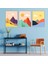 Matisse - Boho - Art Deco - Soyut - Doğa ( 3 Lü Çerçevesiz ) Poster - Afiş - Tablo KR2C00770/ 1