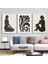 Matisse - Boho - Art Deco - Soyut - Doğa ( 3 Lü Çerçevesiz ) Poster - Afiş - Tablo KR2C00701/ 1