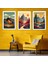 Matisse - Boho - Art Deco - Soyut - Doğa ( 3 Lü Çerçevesiz ) Poster - Afiş - Tablo KR2C00907/ 1