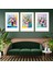 Matisse - Boho - Art Deco - Soyut - Doğa ( 3 Lü Çerçevesiz ) Poster - Afiş - Tablo KR2C00658/ 1