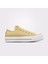 Chuck Taylor All Star Lift Platform Herringbone Stripe Kadın Sarı Sneaker 1