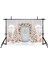 Pastel ve Beyaz Yılbaşı Zarafeti 200X150CM Arka Plan Stüdyo Fonu 2