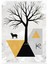 Matisse - Boho - Art Deco - Soyut - Doğa ( 3 Lü Çerçevesiz ) Poster - Afiş - Tablo KR2C00277/ 2
