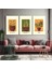 Matisse - Boho - Art Deco - Soyut - Doğa ( 3 Lü Çerçevesiz ) Poster - Afiş - Tablo KR2C00690/ 1