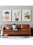 Matisse - Boho - Art Deco - Soyut - Doğa ( 3 Lü Çerçevesiz ) Poster - Afiş - Tablo KR2C00856/ 1
