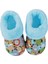 İçi Kürklü Dışı Eva Çocuk Ev Kreş Okul Sokak Terlik MAVİ 5