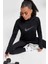 Dri-Fit Running Swoosh Siyah Kadın Çeyrek Fermuar Antrenman Üstü 5