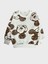Erkek Çocuk Pamuklu Şardonlu Beyaz Mickey Mouse Desenli Uzun Kollu Kışlık Pijama Takımı 3