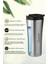 kişiye ısim baskılı 500 ml çift katmanlı 304 çelik kaydırmaz taban araç termos mug coffee 3