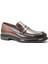 27903 Hakiki Deri Siyah & Kahverengi Anatomik Loafer Klasik Erkek Ayakkabı 1