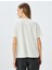 Bisiklet Yaka Etnik Aplike Cep Detaylı Kısa Kollu T-Shirt 4