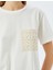 Bisiklet Yaka Etnik Aplike Cep Detaylı Kısa Kollu T-Shirt 5