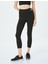 Slim Fit Slogan Baskılı Spor Tayt 3