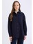 Relax Fit Basic Düz Gabardin Uzun Kollu Gömlek Tunik A6474AX24WN 1