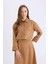 Regular Fit Süet Uzun Kollu Gömlek Tunik E5917AX24WN 3
