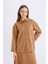 Regular Fit Süet Uzun Kollu Gömlek Tunik E5917AX24WN 4