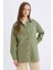 Relax Fit Basic Düz Gabardin Uzun Kollu Gömlek Tunik A6474AX24WN 1