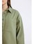 Relax Fit Basic Düz Gabardin Uzun Kollu Gömlek Tunik A6474AX24WN 4