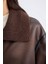 Relax Fit Polo Yaka Mont Düğmeli Cepli Mevsimlik Pelüş Astarlı D3994AX24WN 5