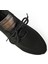 Leonidas Model Deri Triko Erkek Siyah Sneaker 3