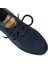 Leonidas Model Deri Triko Erkek Lacivert Sneaker 3