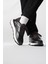 Rozak Model Deri El Yapımı Erkek Beyaz - Siyah Sneaker 3