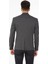 5112 Dar Kalıp Örme Kumaş Siyah Erkek Blazer Ceket 4