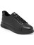 Siyah Deri Erkek Sneaker - E24S1AY57141-A23 1