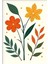 Matisse - Boho - Art Deco - Soyut - Doğa ( 3 Lü Çerçevesiz ) Poster - Afiş - Tablo KR2C00109/ 3