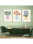 Matisse - Boho - Art Deco - Soyut - Doğa ( 3 Lü Çerçevesiz ) Poster - Afiş - Tablo KR2C00284/ 1