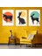 Matisse - Boho - Art Deco - Soyut - Doğa ( 3 Lü Çerçevesiz ) Poster - Afiş - Tablo KR2C00904/ 1