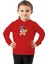 Çocuk Sweatshirt Hoodie 3 Iplik Nakış Kalın Pamuklu Kapüşonlu 1