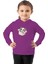 Çocuk Sweatshirt Hoodie 3 Iplik Nakış Kalın Pamuklu Kapüşonlu 1