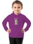 Çocuk Sweatshirt Hoodie 3 Iplik Nakış Kalın Pamuklu Kapüşonlu 1