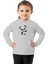 Çocuk Sweatshirt Hoodie 3 Iplik Nakış Kalın Pamuklu Kapüşonlu 1