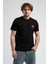 ECKO UNLTD Corınth Siyah - Kırmızı Bisiklet Yaka Baskılı Standard Fit Erkek Tshirt 1