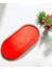 Hediyelik Oval Kırmızı Tabak – Takı Tabağı ve Mum Tabağı Dekoratif Hediyelik 5