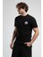 ECKO UNLTD Corınth Siyah - Beyaz Bisiklet Yaka Baskılı Standard Fit Erkek Tshirt 2