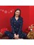 Over Sleep 1608 Kadın Kışlık Yılbaşı Penye Şardonlu Pijama Takım 1