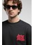 Bryant Antrasit Bisiklet Yaka Oversize Erkek Tshirt 4